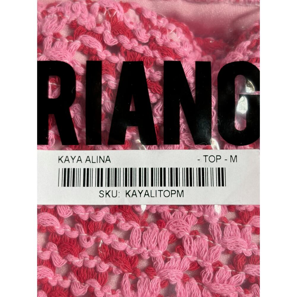 NWT Triangl Kaya Alina Strapless Bandeau Bikini Top (Pink) - Medium - Picture 4 of 8